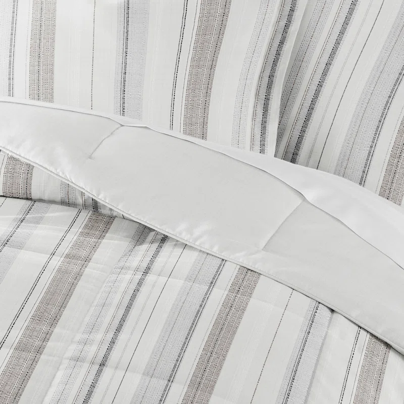 Dune All Season Down-Alternative Comforter Set in Vertical Stripe