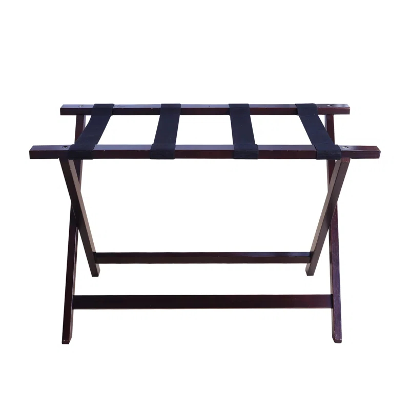 Kiflic Heavy Duty 30" Extra-Wide Luggage Rack,Solid wood Suitcase Stand for Guest Room, Bedroom, Hotel