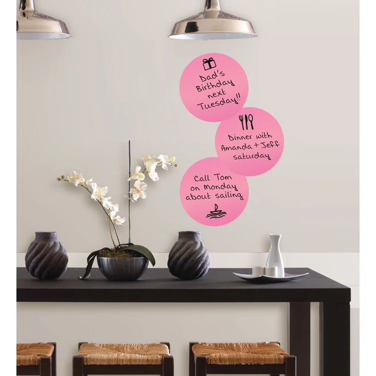 WallPops! No Subject Non-Wall Damaging Whiteboard Decals (Set of 3)