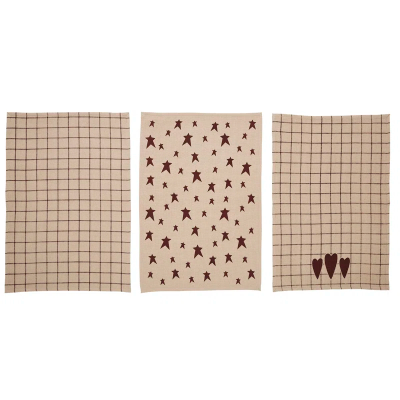 Foundry Select Laga Plaid Tea Towel Kitchen Towel (Set of 3)