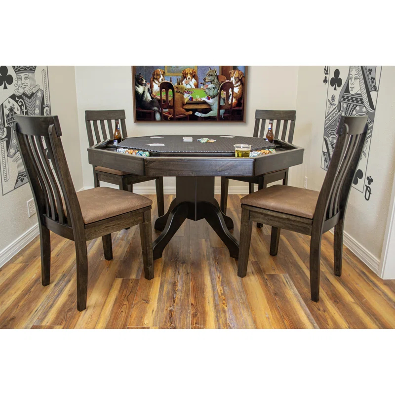 American Furniture Classics American Furniture Classics Solid Wood Mocha Finished Poker Chairs
