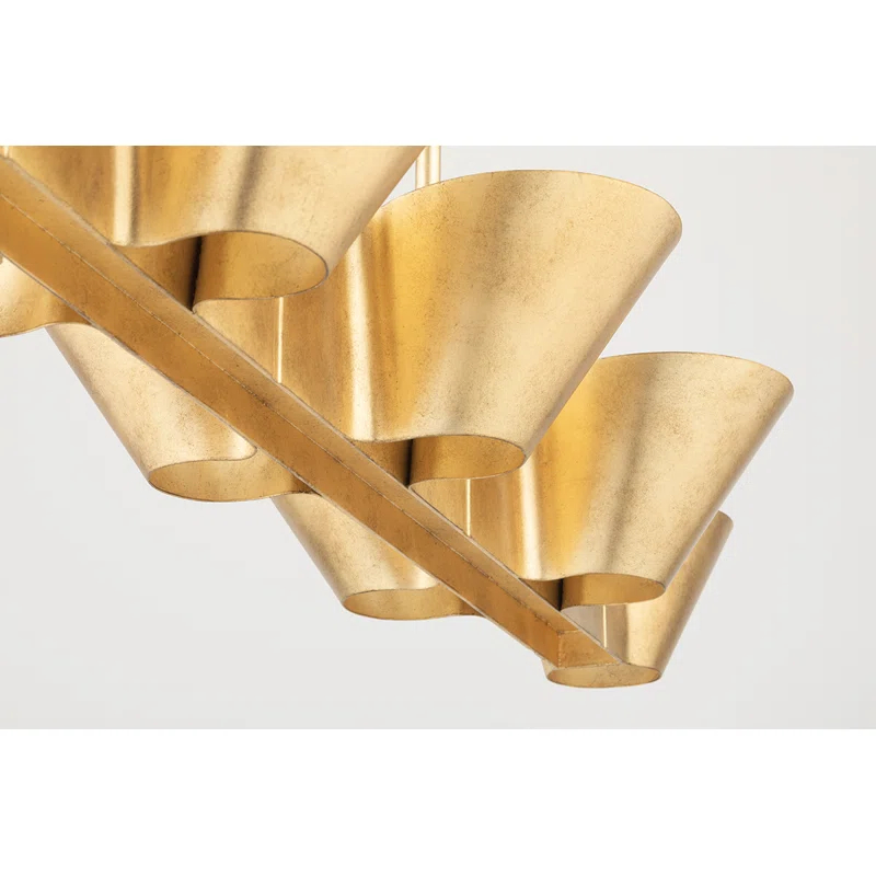 Hudson Valley Lighting Reeve 8 - Light Gold Kitchen Island Pendant