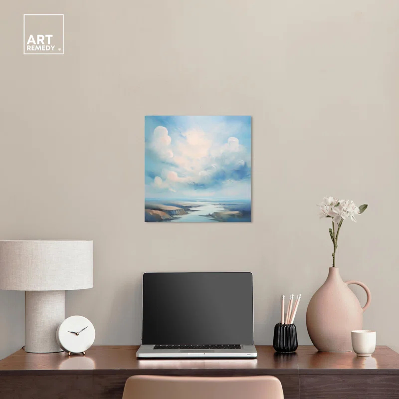 Art Remedy Calm After The Storm Canvas Coastal Farmhouse Wall Art by Art Remedy