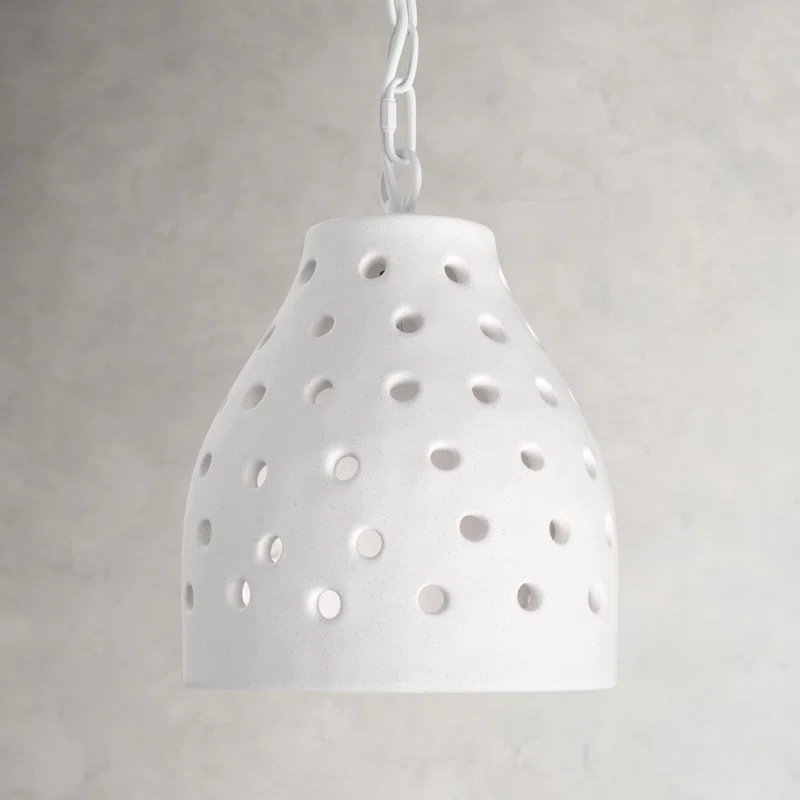 Pristina Single Light Ceramic Dimmable Pendant