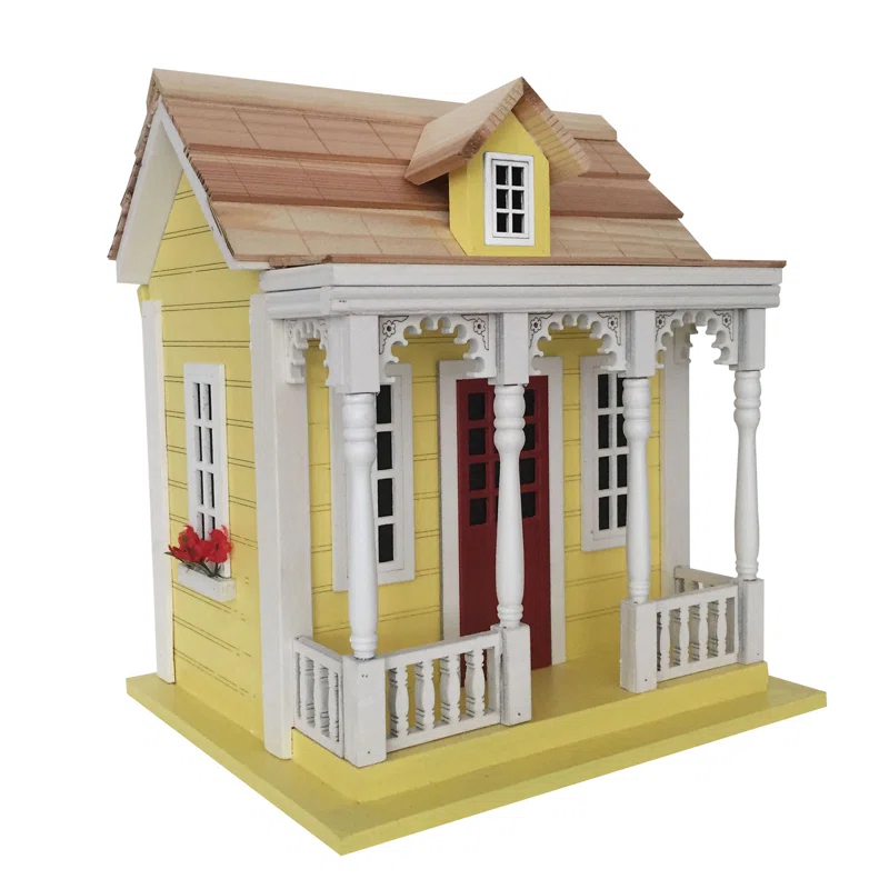 Home Bazaar Classic Series Bristol Cottage 11.75 in x 10.5 in x 9 in Birdhouse