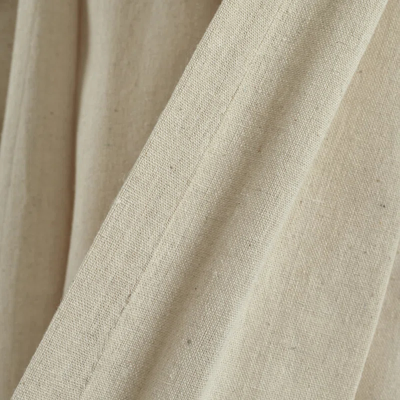 Lush Decor Cotton Blend Semi Sheer Curtain Single Panel