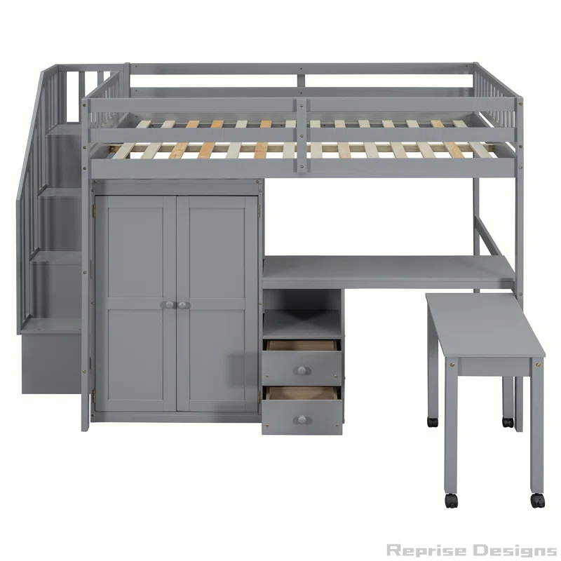 Reprise Designs Desk & Wardrobe – Space-Saving Multifunctional Loft Bed