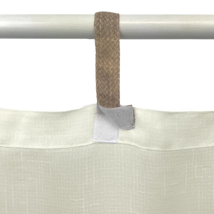 Gracie Oaks Janig Solid Sheer Tab Top Single Indoor/Outdoor Curtain Panel & Reviews | Wayfair