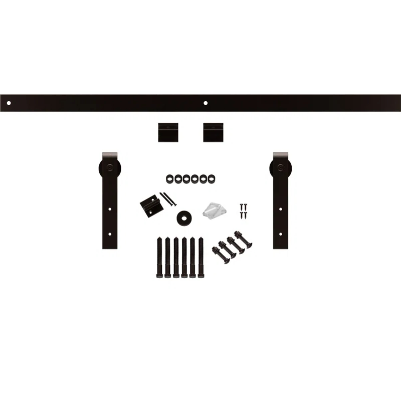 Goldberg Brothers Inc. Premium J-Strap Standard Single Barn Door Hardware Kit