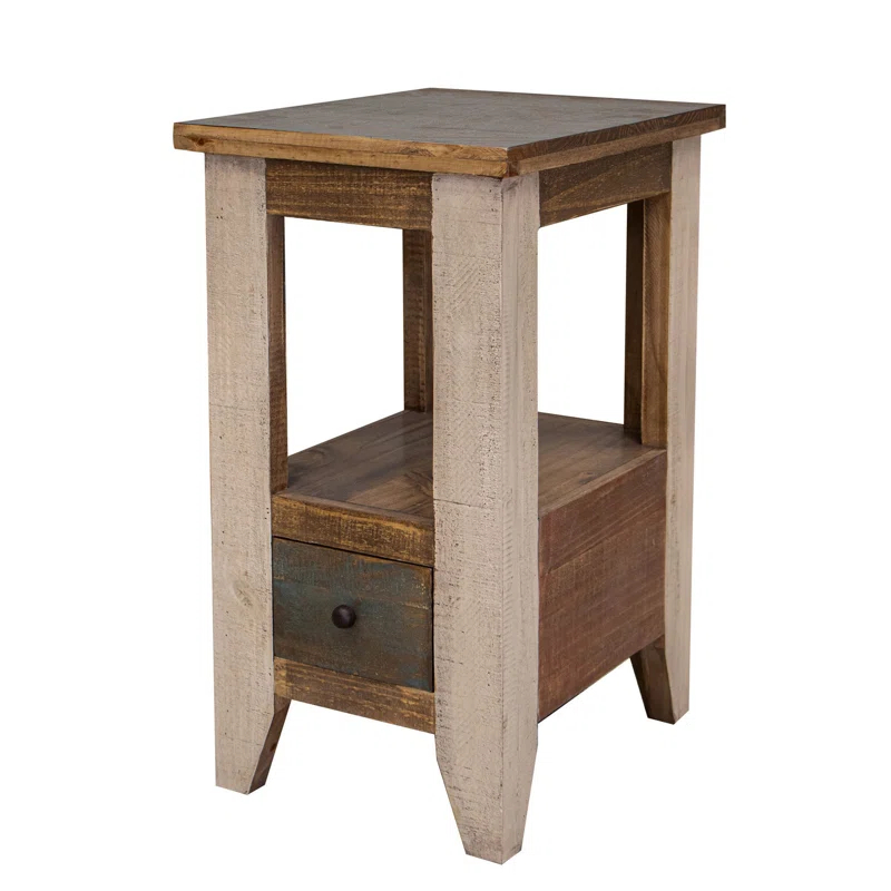 Benjara Fena End Table with Storage