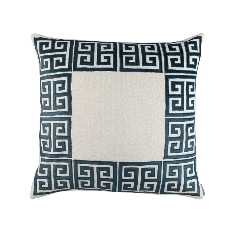 Lili Alessandra Guy Geometric Feather Throw Pillow
