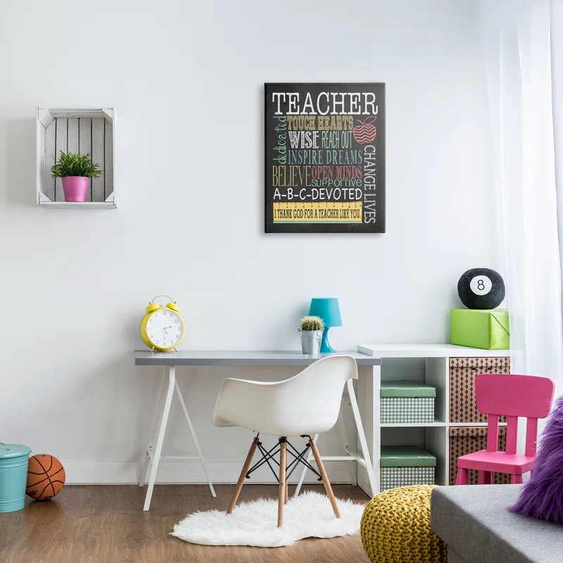 Stupell Industries " Teacher Appreciation Chalkboard Style " by Jo Moulton