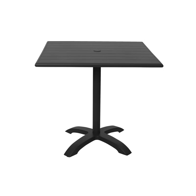 BFM Seating Beachcomber-Bali 32x32 Dining Height Table - Powder Coated