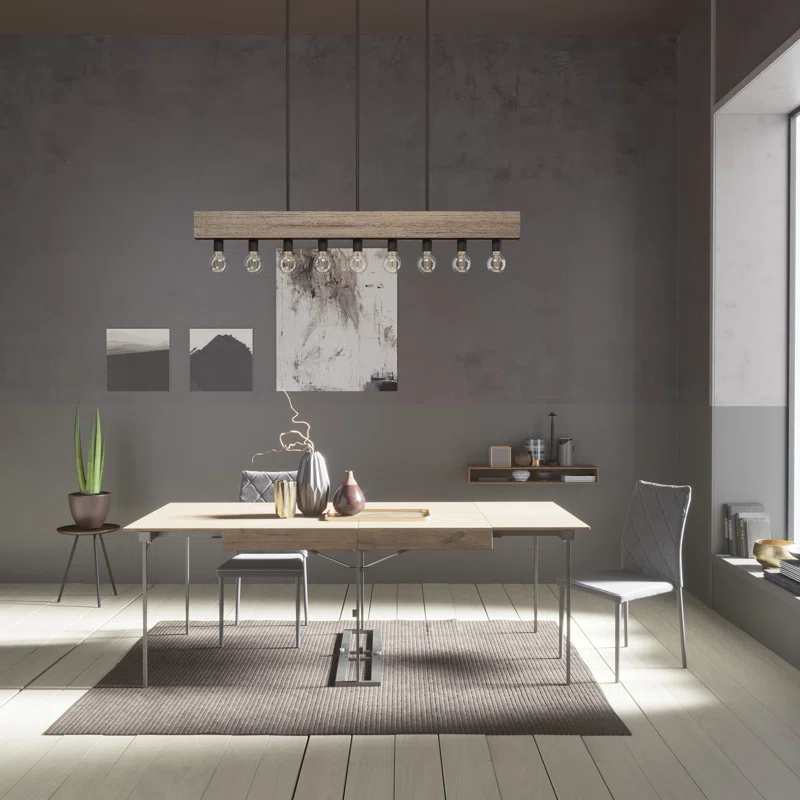 Hunter Fan Donelson 9 - Light Kitchen Island Linear Pendant