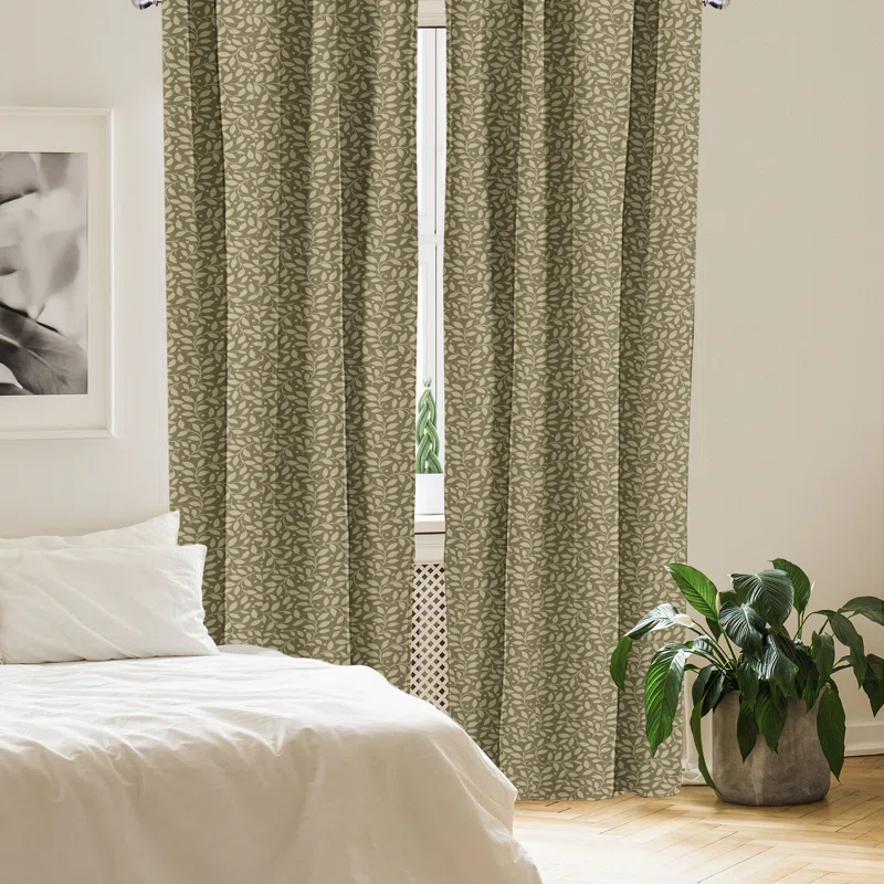 Polyester Room Darkening Sliding Panel Pair (Set of 2)