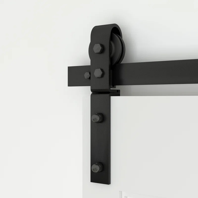 Quiet Glide Bi-Fold Sliding Standard Single Track Barn Door Hardware Kit (Door Not Included)