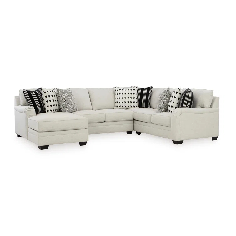 Wildon Home® Genneth 4 - Piece Upholstered Sectional