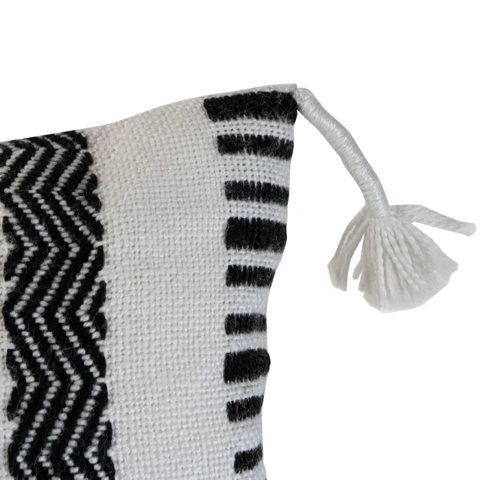 Foreside Home & Garden Tassels Indoor/Outdoor Throw Pillow