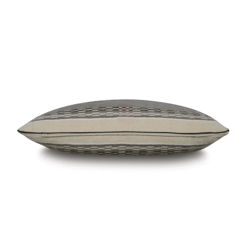 Eastern Accents Telluride Striped Wool Blend Reversible Throw Pillow