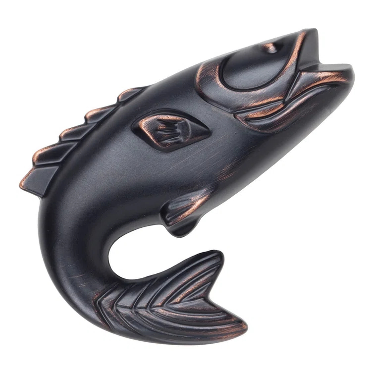 Atlas Homewares Fish 2 1/4" Length Novelty Knob