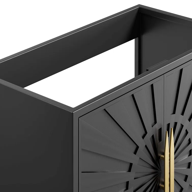 Modway Modway 35" Single Bathroom Vanity Base Only in Black