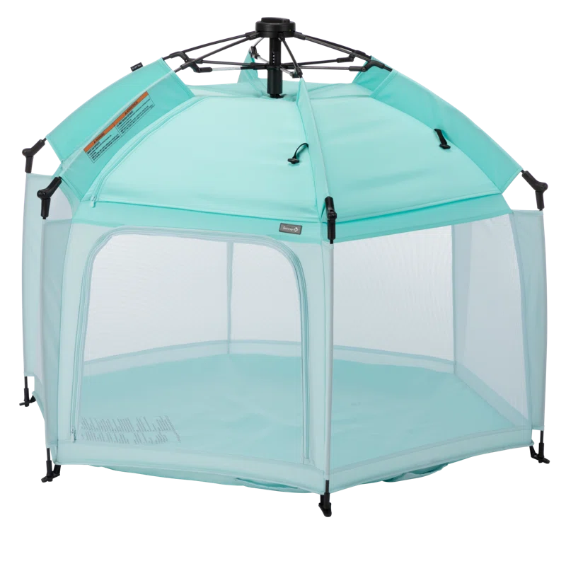 InstaPop Safety 1st 56.7'' W x 49.2'' D Indoor / Outdoor Plastic Pop-Up Play Tent
