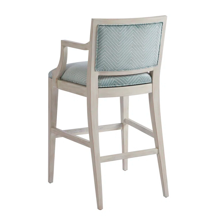 Barclay Butera Newport Upholstered Counter Stool with Metal Frame