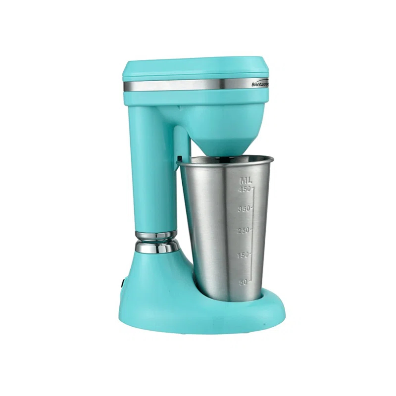 Brentwood 15oz Classic Milkshake Maker, Turquoise