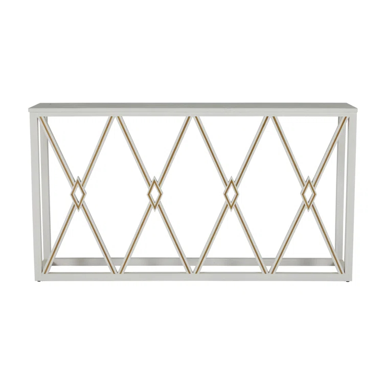 Gabby Alandra 66'' Solid Wood Console Table