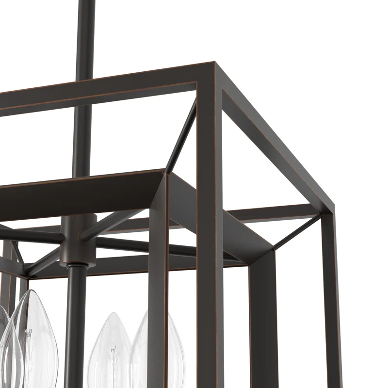 Doherty 4 - Light Rectangle 12 inch Pendant