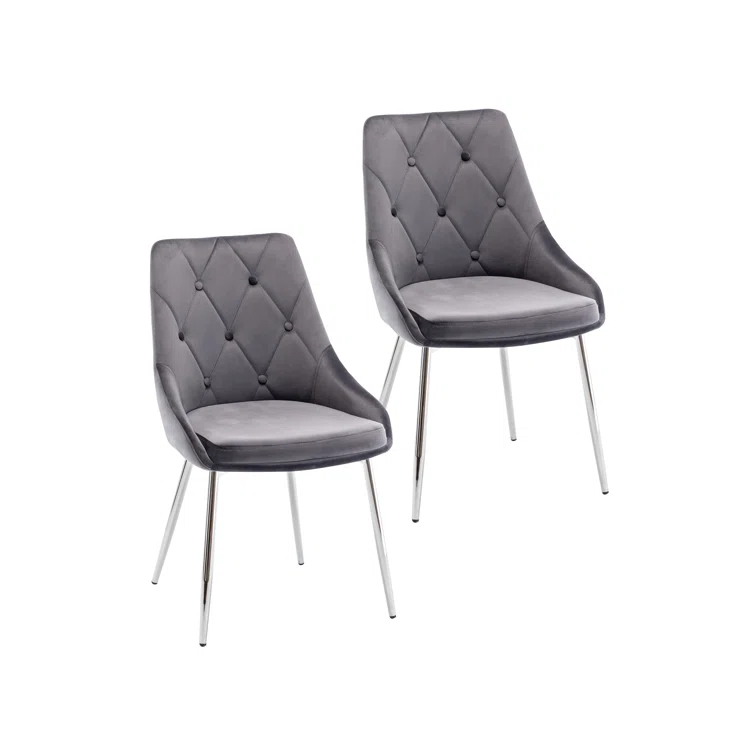 Stanca 20'' H Velvet Upholstered Side Chair
