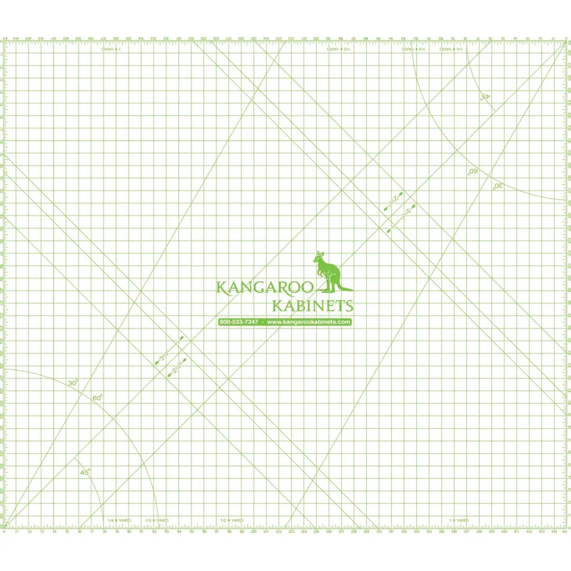 Arrow Sewing 44" x 38" Cutting Mat for Dingo Storage Cabinet and Cutting Table by Kangaroo Sewing Furniture