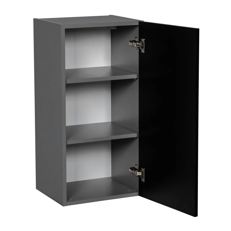 WALLKITCHENS Open Particleboard Standard Wall Cabinet Ready-to-Assemble