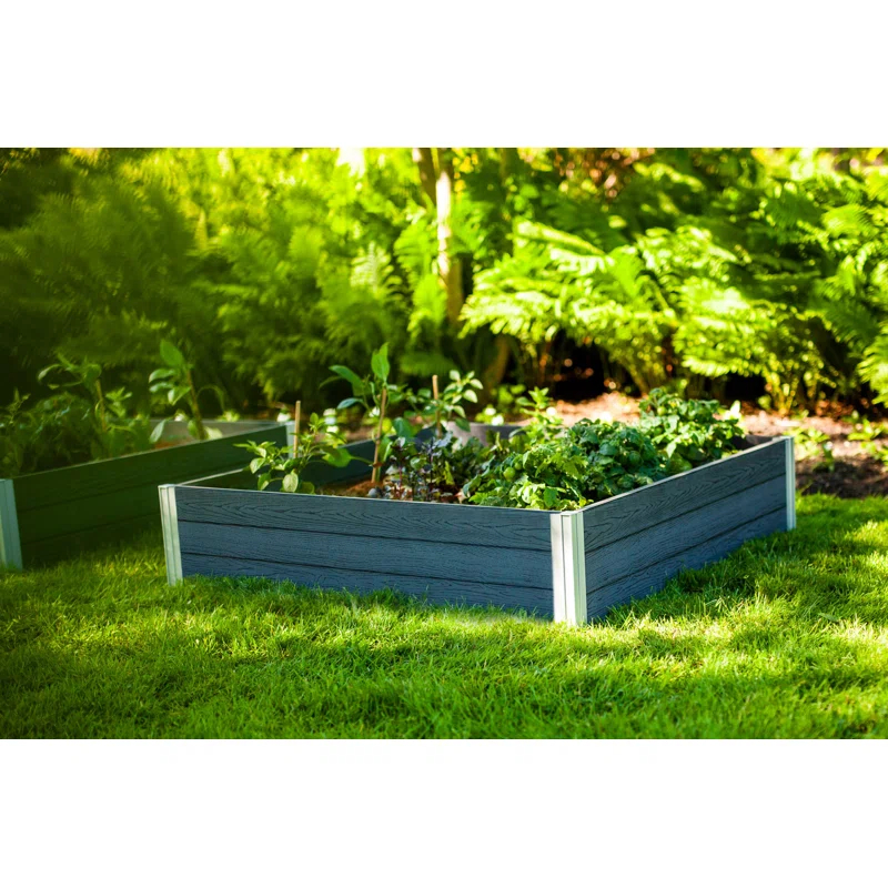 Vita Urbana 4 ft x 4 ft Vinyl Raised Garden Bed