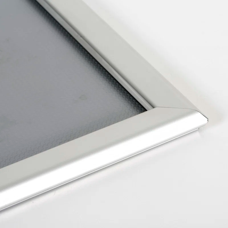 MT Displays Silver Metal Beveled Picture Frame