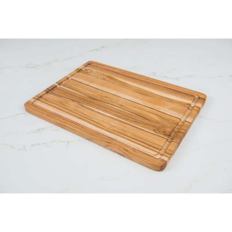 Lipper Teak Edge Grain Cutting Board, Large