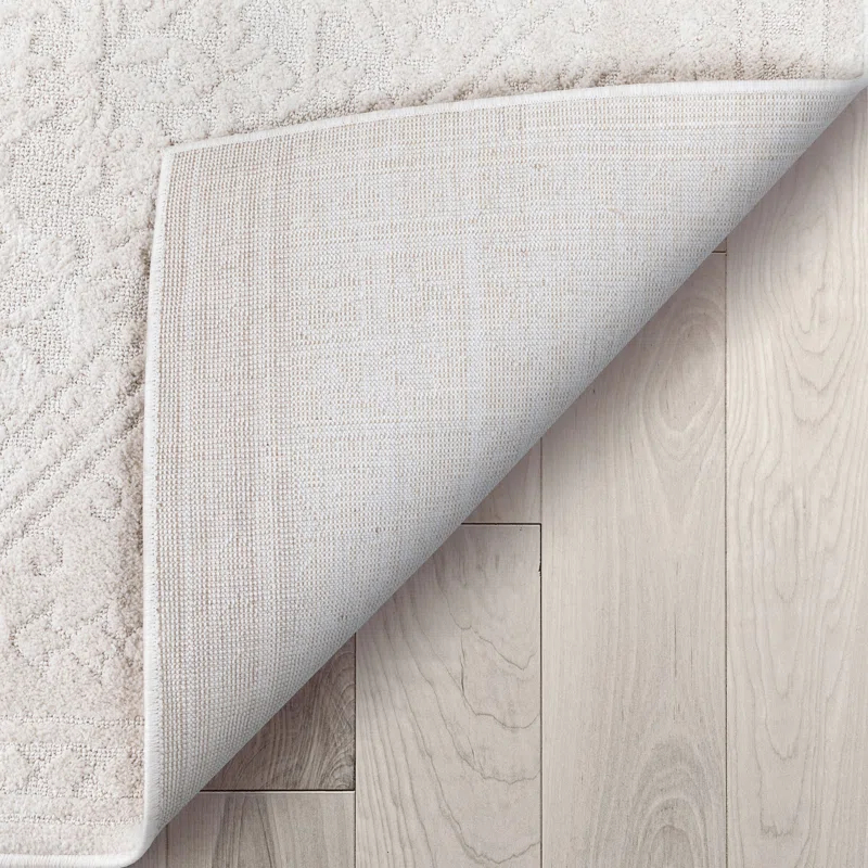 Well Woven Well Woven Harlow Cloud Medallion Farmhouse Medallion Ivory Area Rug