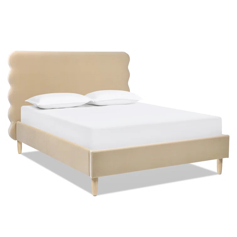 Henley Upholstered Scalloped Bed