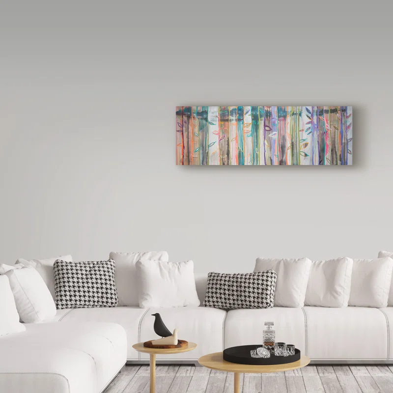 Trademark Fine Art " Colored Bamboo " by Zwart