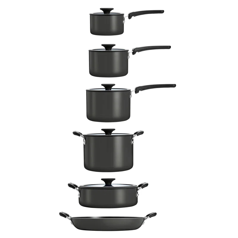 Tramontina Tramontina Aluminum Non Stick 11 Pc Nesting Cookware Set
