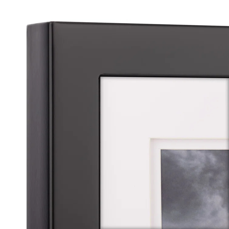 Gallery Solutions Gallery Solutions Wall Mount Or Tabletop Double Airfloat  Mat Picture Frame