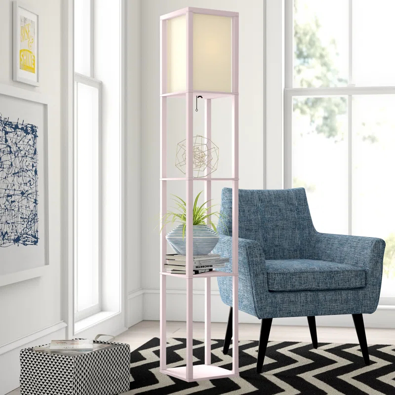 Wade Logan® Amandev 62.5'' Column Floor Lamp
