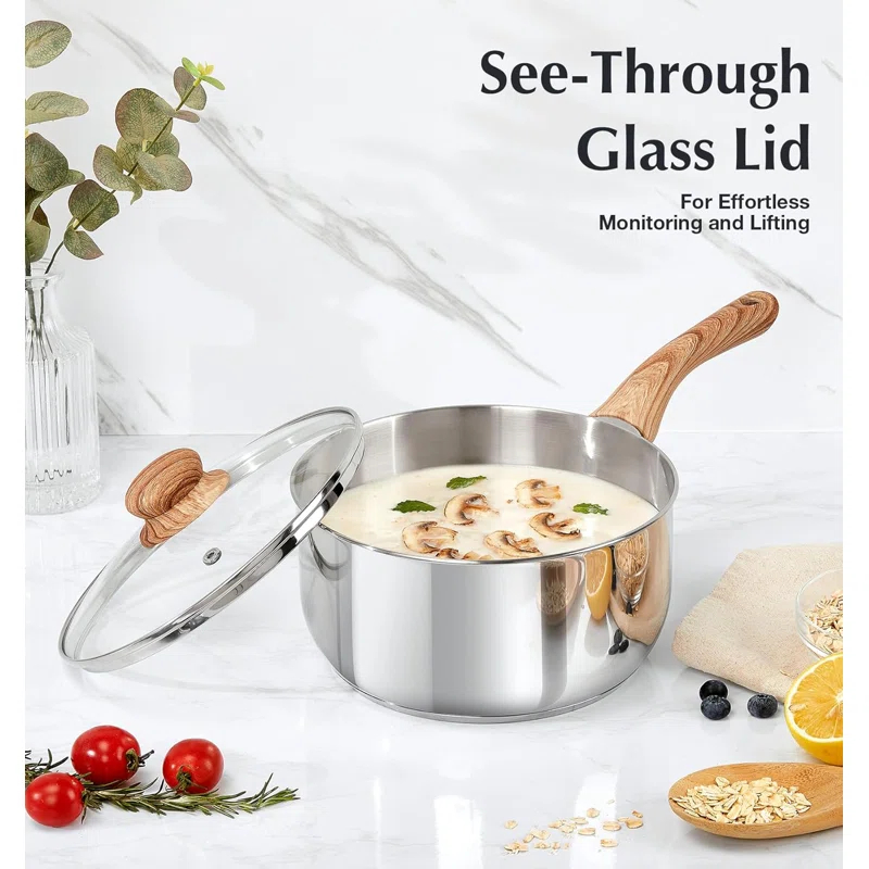 CS KOCHSYSTEME Stainless Steel Saucepan