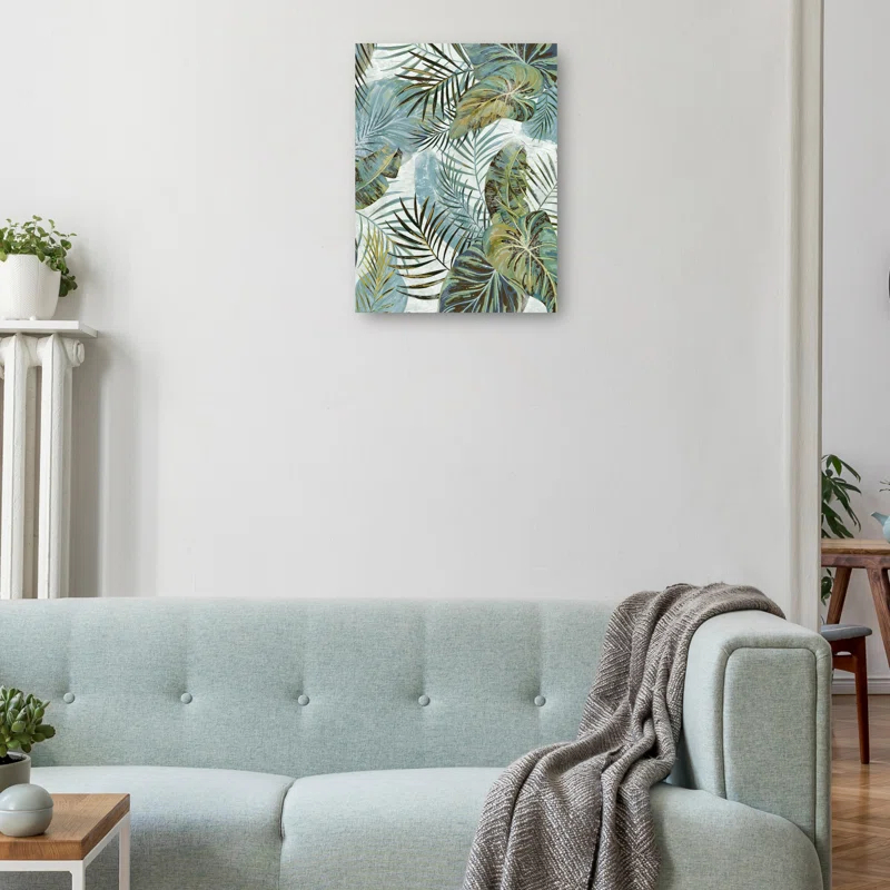 Bay Isle Home™ Palm Play I by Studio Arts Canvas Art Print