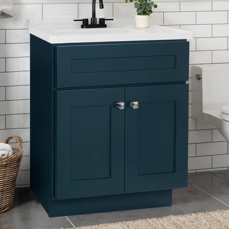 Design House Brookings 30 Inch Bath Vanity, Ready to Assemble, Sherwin Williams®