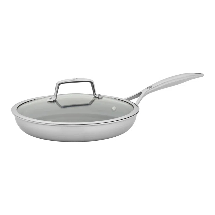 ZWILLING J.A. Henckels ZWILLING Energy Plus 10-inch Stainless Steel Ceramic Nonstick Fry Pan with Lid