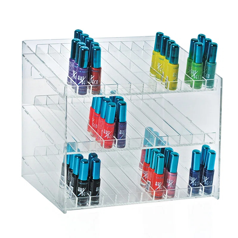 Azar Displays Three-Tier 36 Compartment Display, 12-Comp per Tier. Dimensions: 12"W x 8.5"D x 10.5"H