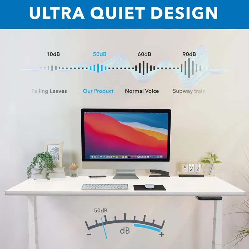 Mount-it Mount-It Ultimate Dual Motor Electric Standing Desk with 48" Tabletop