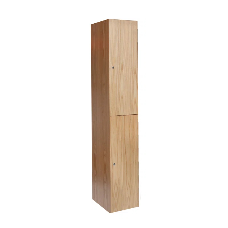Hallowell All-Wood Club Solid Wood 2 - Tier Gym Locker