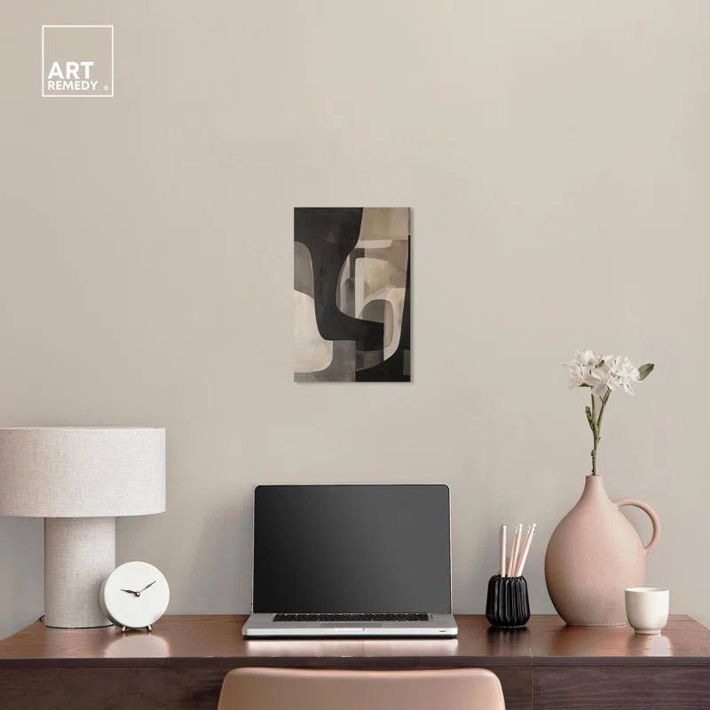 Art Remedy Portal Canvas Modern Neutral Wall Art by Art Remedy